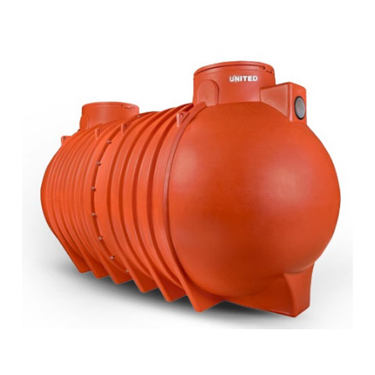 Type 2H (12,000 Litres) UNITED Polyethylene Septic Tank