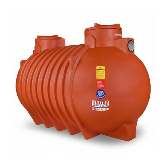 Type V (6000 Litres) UNITED Polyethylene Septic Tank